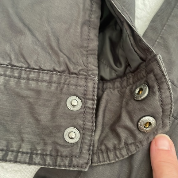 Horny Toad Flannel Lined Utility Jacket Coat Women’s Large Organic Cotton - Picture 5 of 16